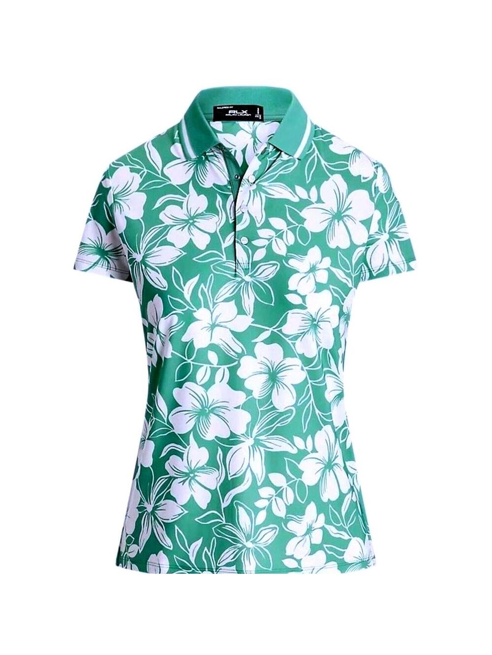 RLX Golf Ralph Lauren Tailored Fit Floral Polo Shirt Women's XS | NWT